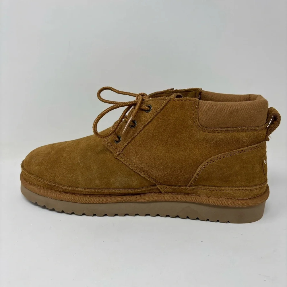 Koolaburra by UGG Advay Chestnut Lace Up Fur Boots Size 10 - Picture 3 of 12